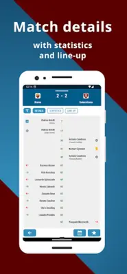 Serie A android App screenshot 3